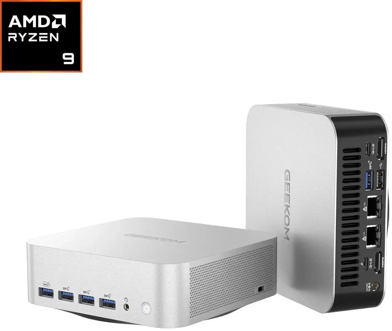 GEEKOM Mini PC A8 MAX Ryzen 9 8945HS 32GB DDR5 1TB SSD AMD Radeon 780M Windows 11 Pro