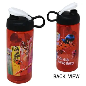 Miraculous Ladybug Kids Water Bottle – 16.5 oz BPA Free Leak-Resistant Flip-Top Bottle