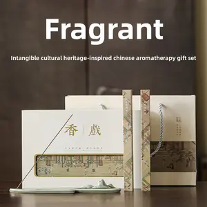 Vietnam Nha Trang Agarwood & Sandalwood Incense Gift Set with Incense Holder Perfect for Gifting Fragrant Aromatherapy Set incense stick fragrance