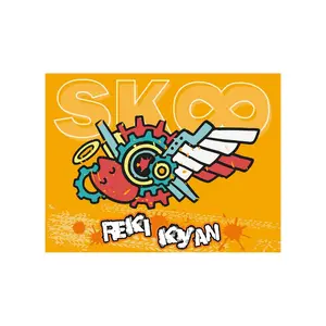 Sk8 The Infinity - Reki Skateboard Icon Throw Blanket