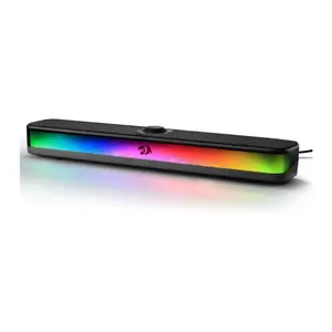 Desktop Soundbar 2.0 Channel Stereo Computer Speakers for Desktop Bluetooth 5.3, USB-C/USB Powered, Black