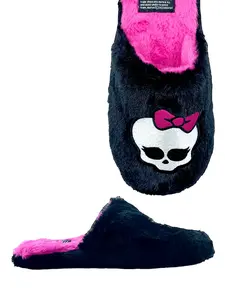 MONSTER HIGH SKULLETTE SLIPPER - BLACK