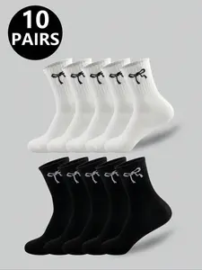 Women's Casual Fitted Butterfly Socks, Breathable Lightweight Design, Perfect for All Seasons, Ideal for Daily Wear & Comfort