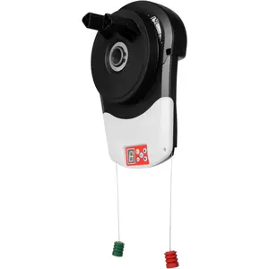 Automatic Roller Door Opener, 110V 100W Commercial Rolling Opener 800N Garage Door Motor Wall Mount Roll Up with 2 Remote Control for Garage Warehouse Store & Barn Farm
