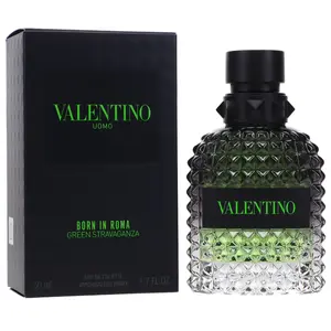 Valentino Uomo Born In Roma Green Stravaganza for Men Eau de Toilette Spray, 1.7 Ounce