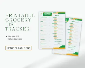 Daily Meal Planner And Grocery List Notebook Recipe Planner Shopping Checklist Tracker