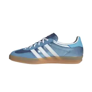 Adidas Gazelle Indoor Blue Metallic Gum Women’s Perfect Daily Casual Fashion Footwear Walking Sneakers Shoe Girl Trainer
