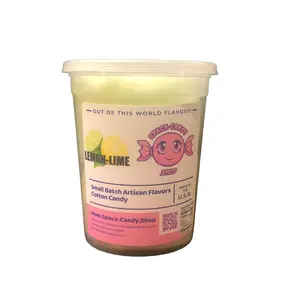 Lemon Lime Classic Cotton Candy 32 oz. Tub