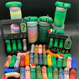 Tickles The Pickle 3D Printed Articulating Pickle Fidget Keychain Funny Gag Gift Fun Stocking Stuffer, Ornament, Mystery Packs Available.