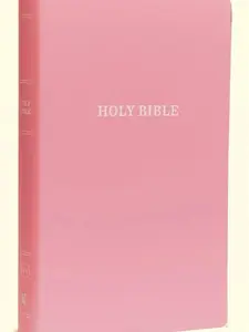 KJV Holy Bible: Gift and Award, Pink Leather-Look, Red Letter, Comfort Print: King James Version