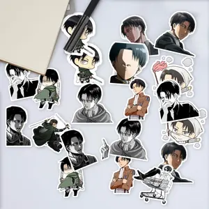 Stickers Pack 20 Pcs Attack Bottle On Bike Car Titan Colorful Levi Laptop Water Guitar Bumper Vinyl Aesthetic Waterproof Skateboard Luggage