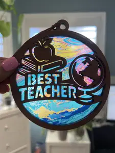 Teacher Suncatcher for Sunny Window