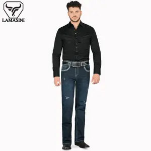 LAMASINI JEANS 1872, MODERN BOOT CUT.