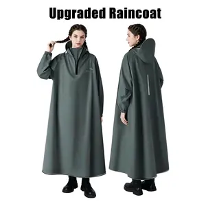 Waterproof Lightweight Rain Poncho & Raincoat, Unisex for Adults & Students, Perfect for Outdoor Cycling & Riding breathable hood design baggy clothes men coat woman spring high quality trench coat Personalized