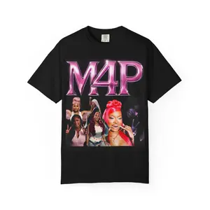 M4P Fan T-Shirt — 'Monaleo 4 President' Pink Boxing Gloves Graphic