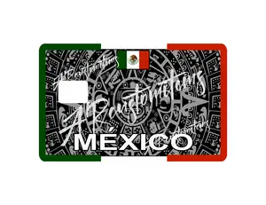 Calendario Azteca Card sticker, includes 2 card sticker, Novelty Stickers