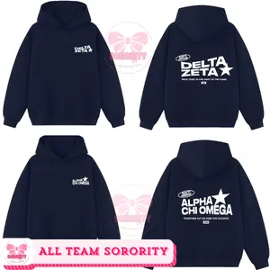 Upon A Star Sorority Hoodie, Sorority Apparel, Greek Letter University Apparel, Womenswear