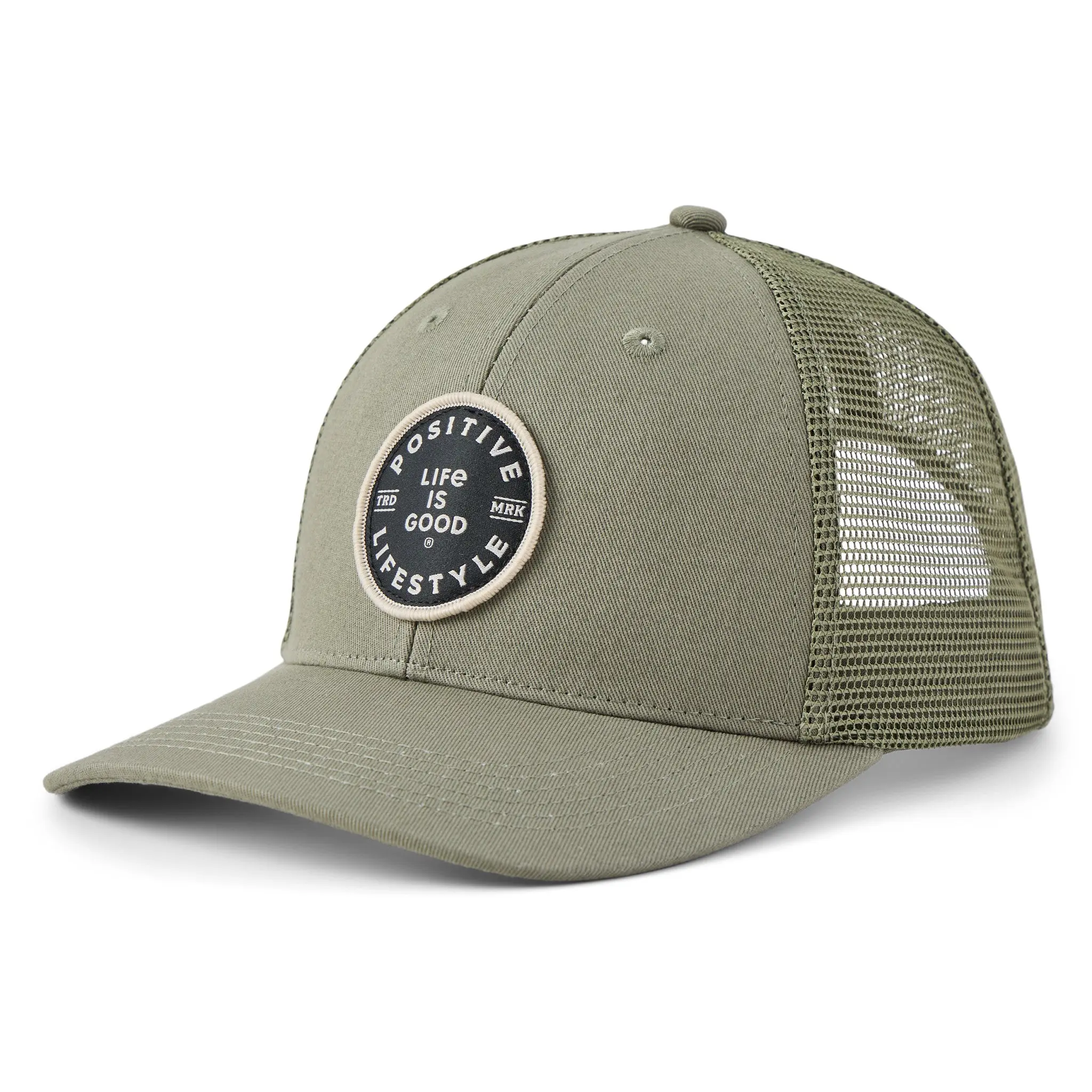 Adult Unisex Positive Lifestyle Circle Patch Trucker
