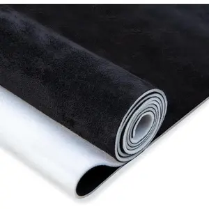 Suede Auto Headliner Fabric 96" L * 60" W with Foam Backing - Black Interior Replacement Material for Car/Truck/SUV/RV Roof, Tube Packaging - Home Repair/DIY Headliner Material