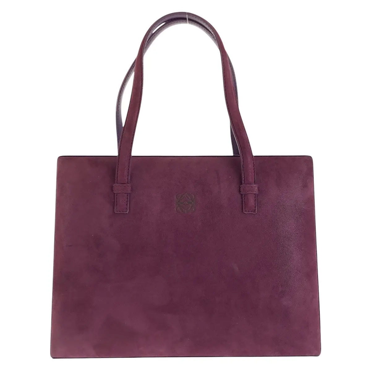 Pre-owned Loewe Suede Tote Bags Anagram 2way bag