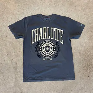 Glory Days Apparel -  Charlotte Universi-TEE Charcoal T-Shirt