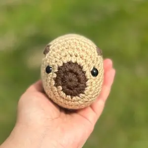 Hand Crocheted Capybara