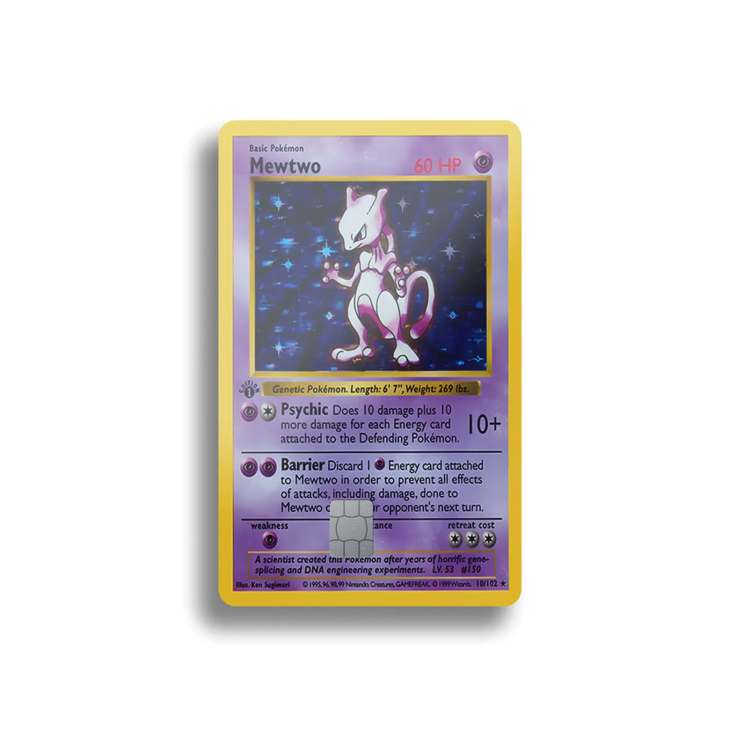Mewtwo First Edition Card Skin - TikTok Shop Mewtwo First Edition Card Skin - TikTok Shop