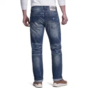Men's regular jeans+casual straight leg pants+|+Comfortable and versatile+Classic blue washed+|+Durable denim fabric+Pocket decoration+|+Four season versatile streetwear+Suitable for both work and leisure