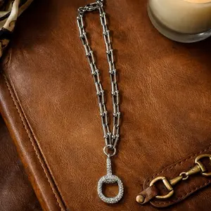 Sparkle Saddle Horsebit Necklace Sparkle Saddle Horsebit Necklace