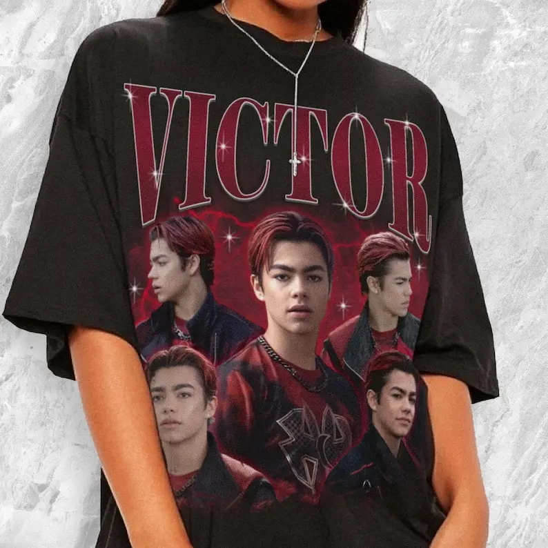 [Sale off up to 50%] Victor Vintage Shirt - Channel Zombies 4 Movie Characters Tee, Descendants Zombies Worlds Collide Tour 2025