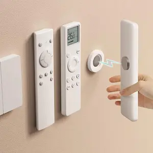 3-Pack/6-Pack Remote Control Holder, Magnetic Hidden Wall Mount, Fits Various Home Appliances, Insertable Storage, Seamless Hanging Design, Room Organizer