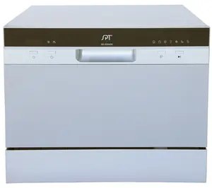 SPT Countertop Dishwasher with Delay Start in Silver SPT Countertop Dishwasher with Delay Start in Silver
