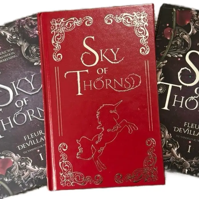 Limited Edition Signed Sky of Thorns Novel physical books bookstores Paperback romance