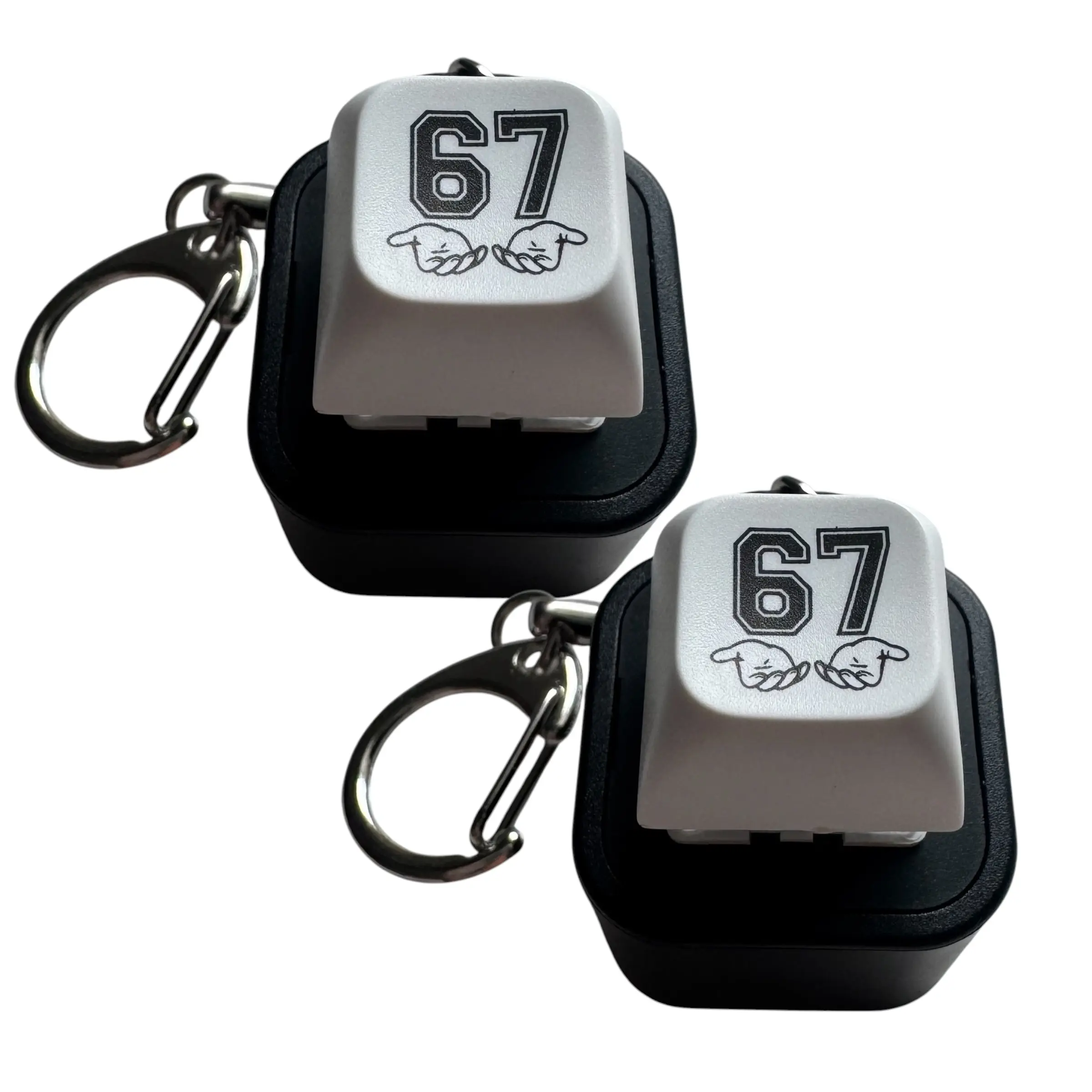 Funny “67” Keyboard Keychain – Click, Light & Fun in One!