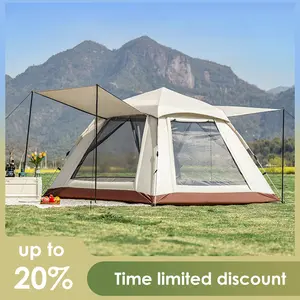 Portable Pop-up 2 story Tent for Hiking & Camping, outdoor camping tent Quick Setup, for 3-4 People echosmile  tent clamx  300 hot tent baby equipment Lightweight