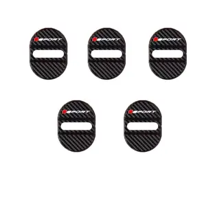 5-Piece Car Door Lock Protective Cover Set, Car Accessories, Abs Plastic Material, Rust-Resistant, Reduces Noise and Vibration, Fits Most Vehicles