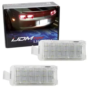 iJDMTOY 3W Full LED License Plate Light Kit For Chevrolet 2010-2013 Pre-LCI Gen5 Camaro, Error Free