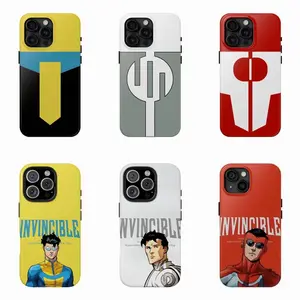 Viltrumite Conquest Mark Phone Case, Omni Man and Invincible Logo Phone Cover, Trendy Comic Aesthetic Gift
