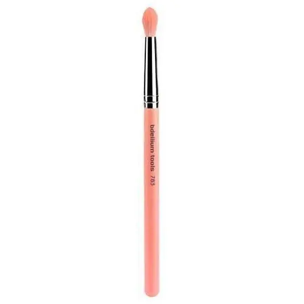 BDELLIUM TOOLS Pink Bambu 783 Small Tapered Blending Brush, Light Pink Handle, Ideal for Blending and Styling