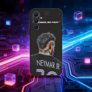 Football For N-NeYmAR-R 10  Phone Case For Samsung Galaxy S26 S25 S24 S23 S22 S21 A14 A15 A16 A35Soft Black Shell