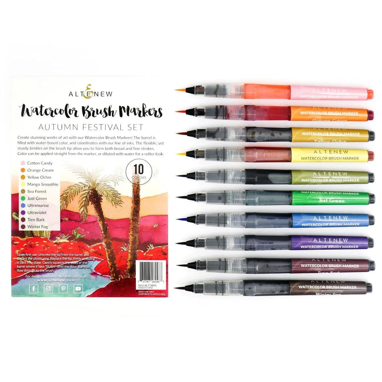 Watercolor Brush Markers - Autumn Festival Set