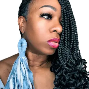 Delila Denim Tassel Earrings - Trendy and Durable