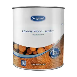 Classic Log & Lumber End Sealer - Water Based Wax Emulsion, Prevents up to 90% of End Checking  Cut Ends of Hardwood & Softwood ... (1 Gallon)