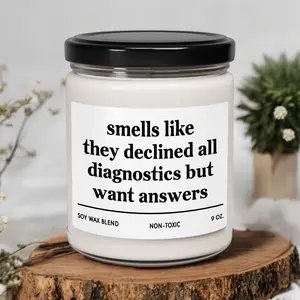 Smell Like They Declined All Diagnostics Candle, Vet Tech Gift, Vet Tech Soy Candle, Vet Tech Appreciation Gift, Vet Tech Candle (OS-AYCCNN)