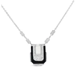 Dallas Prince Sterling Marcasite & Multi-Gemstone Necklace