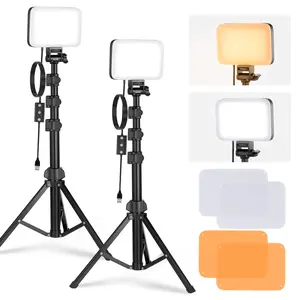 NEEWER BASICS BP66 2 Pack Bi-Color Video Light Panel Lighting Kit