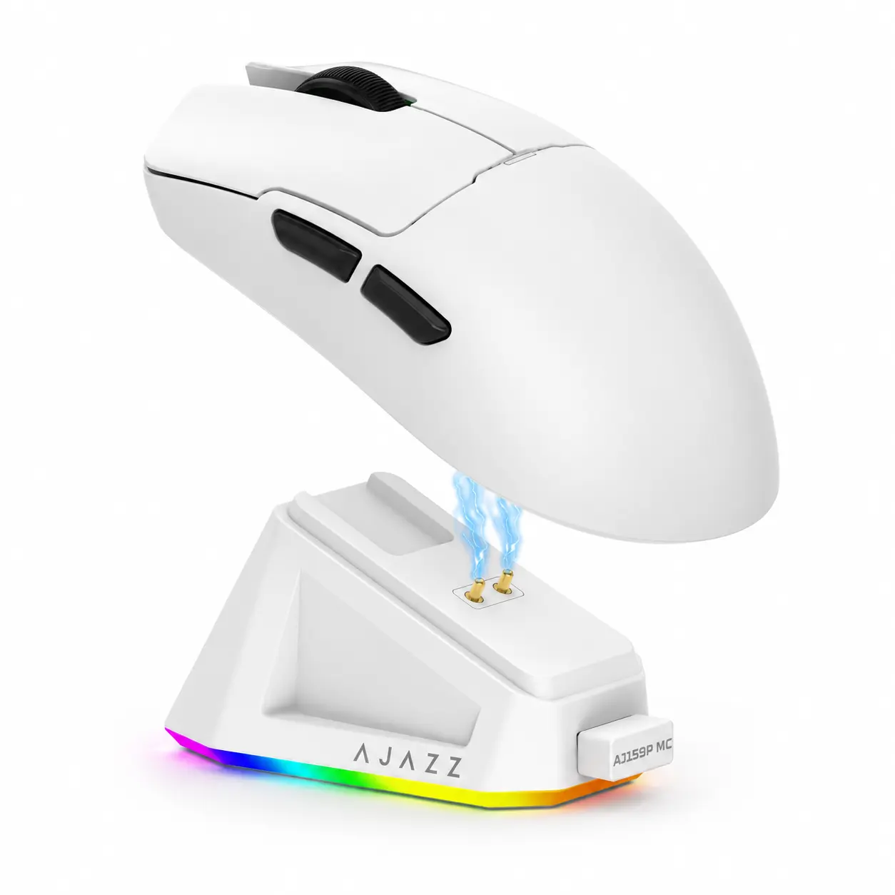 Ajazz AJ159P MC Tri-Mode Wireless programmable mouse, PAW3311 Sensor, 1000Hz Return Rate, 400mAh Long-Lasting Battery, PC Accessory, Single Mouse for PC, Pc Accessories,back to school,back to school haul