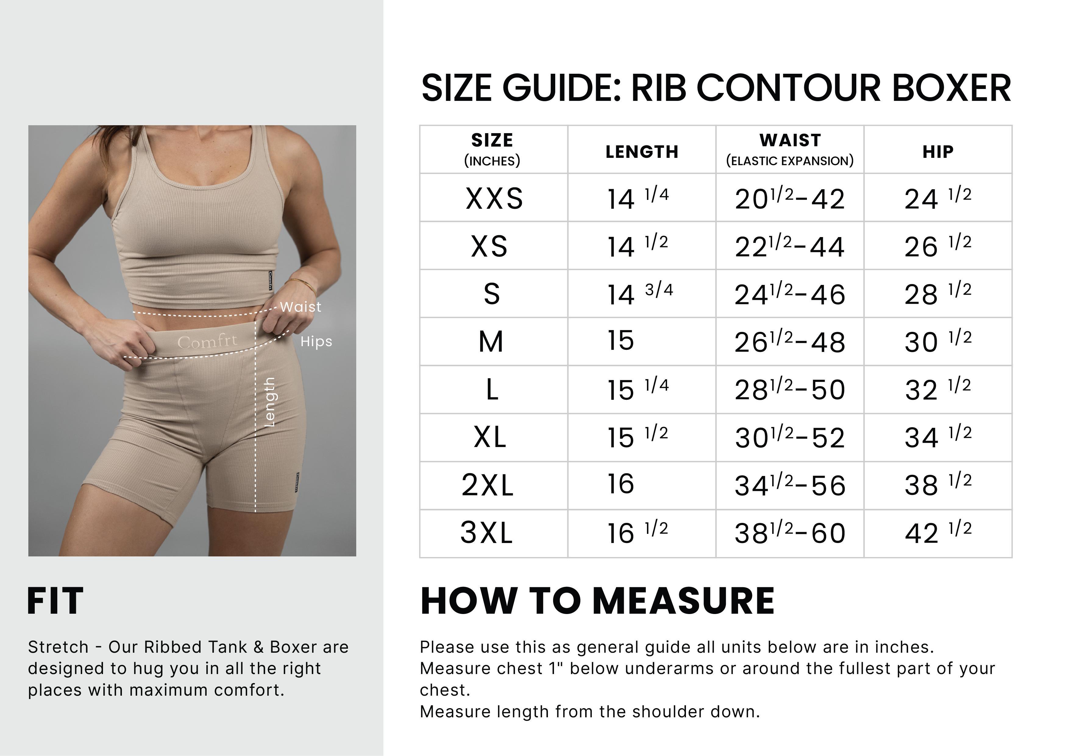 Comfrt | Rib Contour Boxer Loungewear