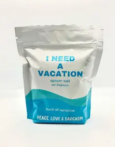 I Need A Vacation Epsom Salt Bath Soak