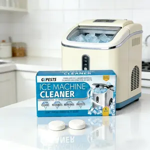 Universal lce Machine Cleaner Tablets 6-Pack, Nickel-SafeDescaling Solution for All lce Makers, PowerfulScaleRemover for Countertop lce Maker & Nugget lce MakerUniversal lce Machine Cleaner to ExtendMachine Life &Keep lce Fresh & Clean